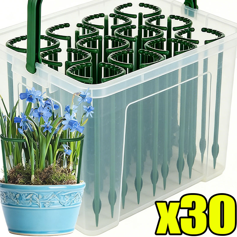 Gardening Tools Range - 30-1PCS Soporte de Plástico Semicircular para