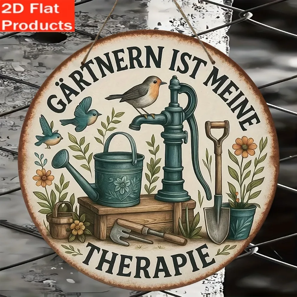 Plano 2D: 1 letrero de jardín  - Gardening Tools German reseña y precio