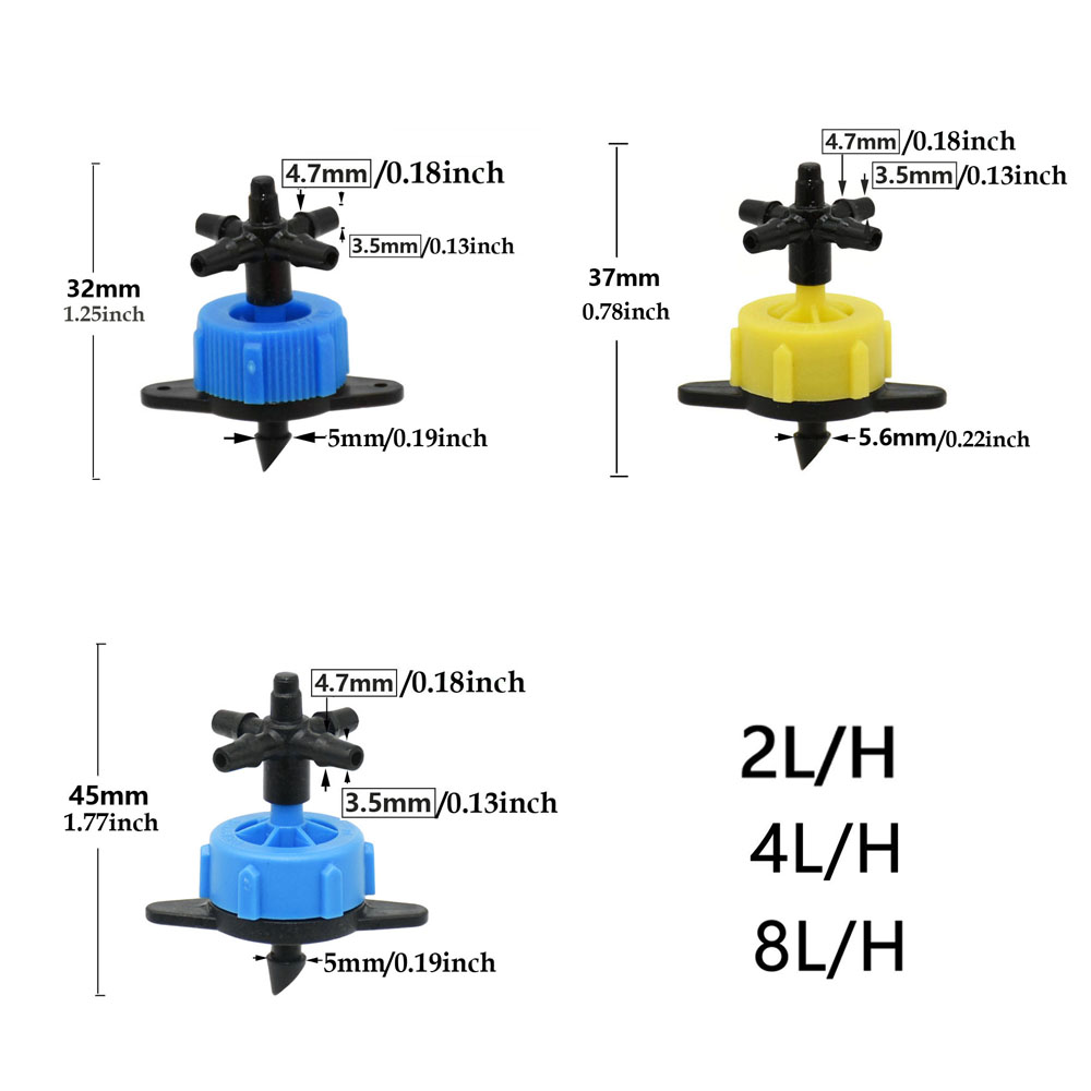 Gotero de flecha de 2L, 4L, 8L - Root Watering Spike reseña y precio