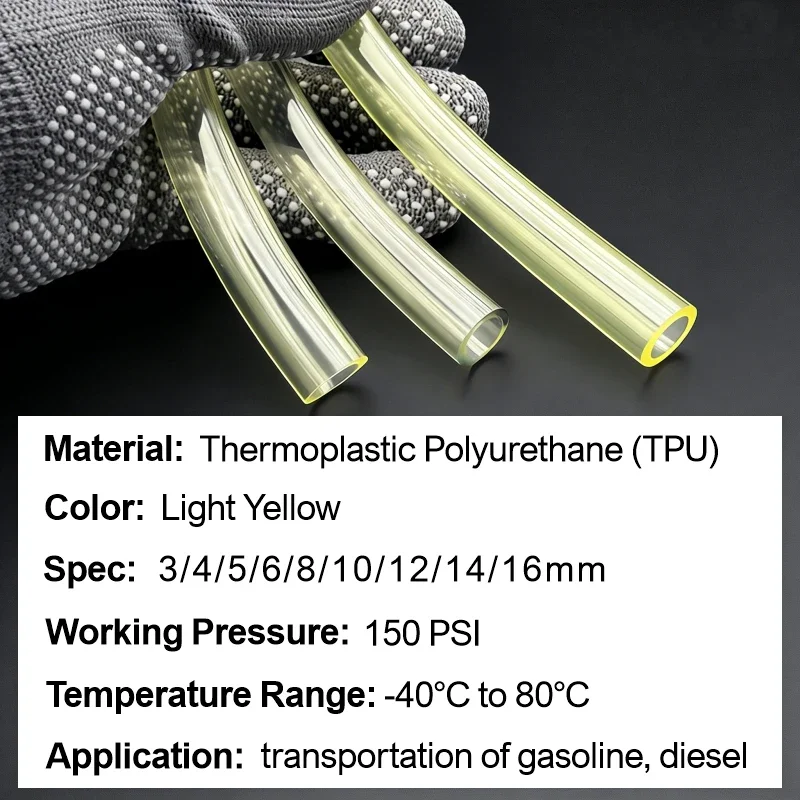 Tubo Flexible de TPU Amarillo  - Gardening Tools Youtube reseña y precio