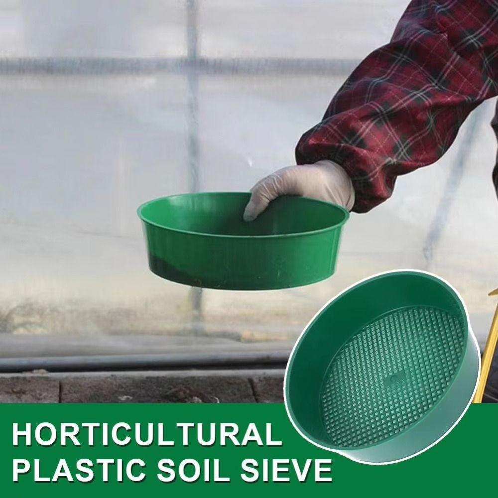 Tamiz de plástico para tierra, - Garden Sieve Soil reseña y precio