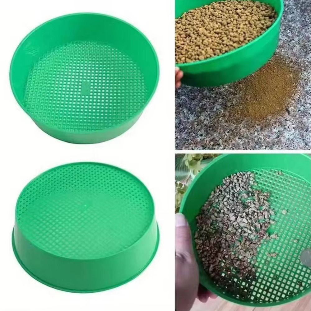 Tamiz de plástico para tierra, - Garden Sieve Soil reseña y precio