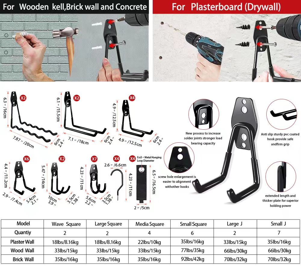 Gancho de Metal resistente, or - Gardening Tools Organiser reseña y precio