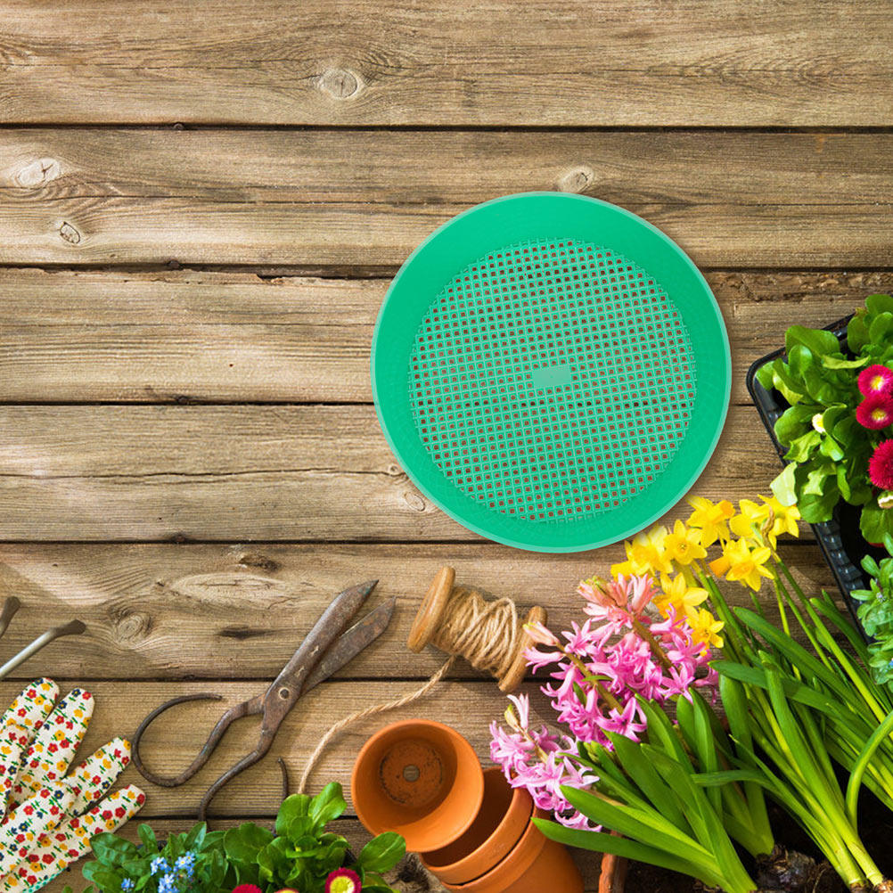 4 unidades de tamiz para tierr - Garden Sieve Soil reseña y precio