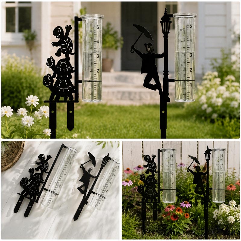 Pluviómetro de Metal para Jard - Gardening Tools Youtube reseña y precio