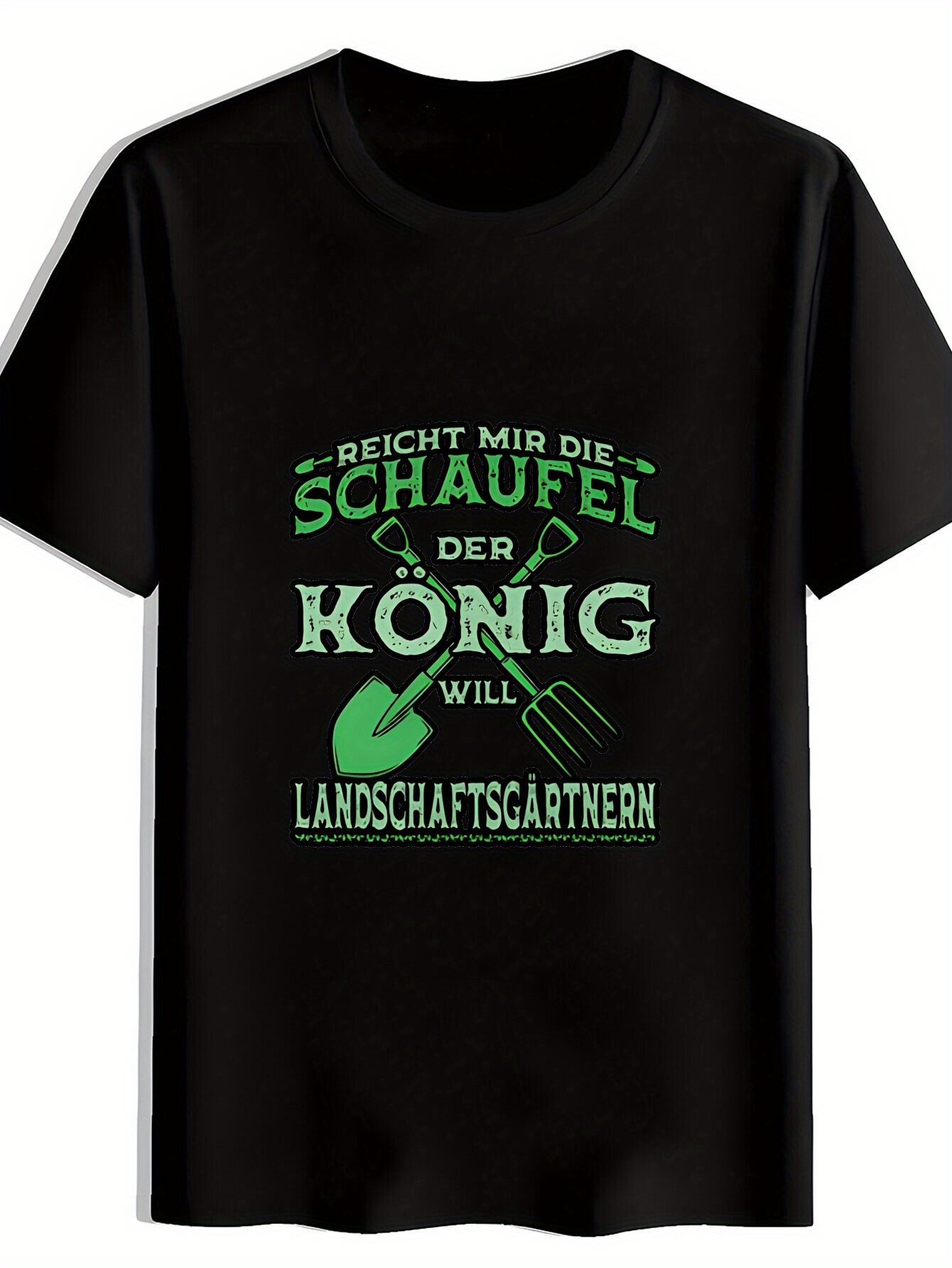 Camiseta Casual de Manga Corta - Gardening Tools German reseña y precio