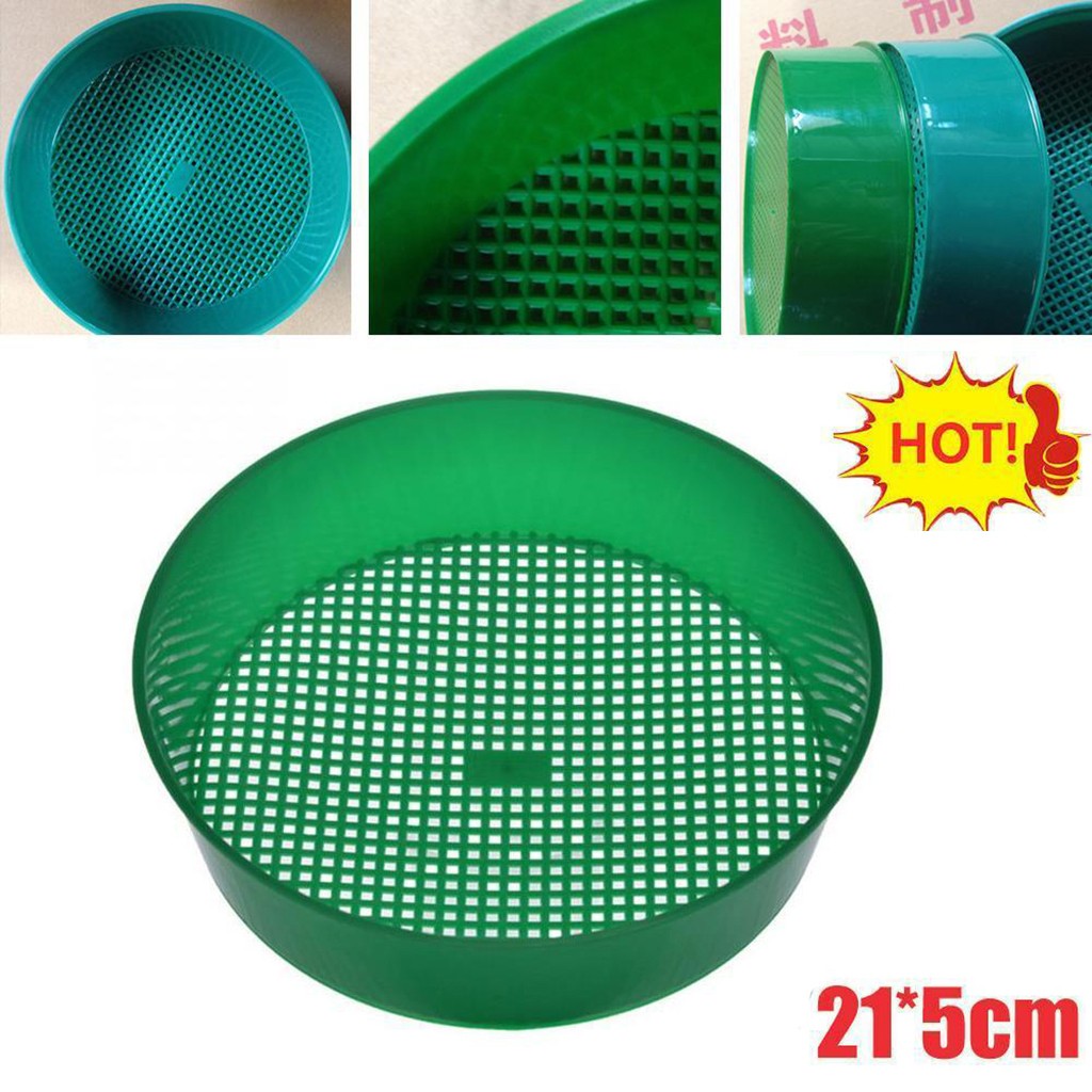 Tamiz de plástico para jardín, - Garden Sieve Soil reseña y precio