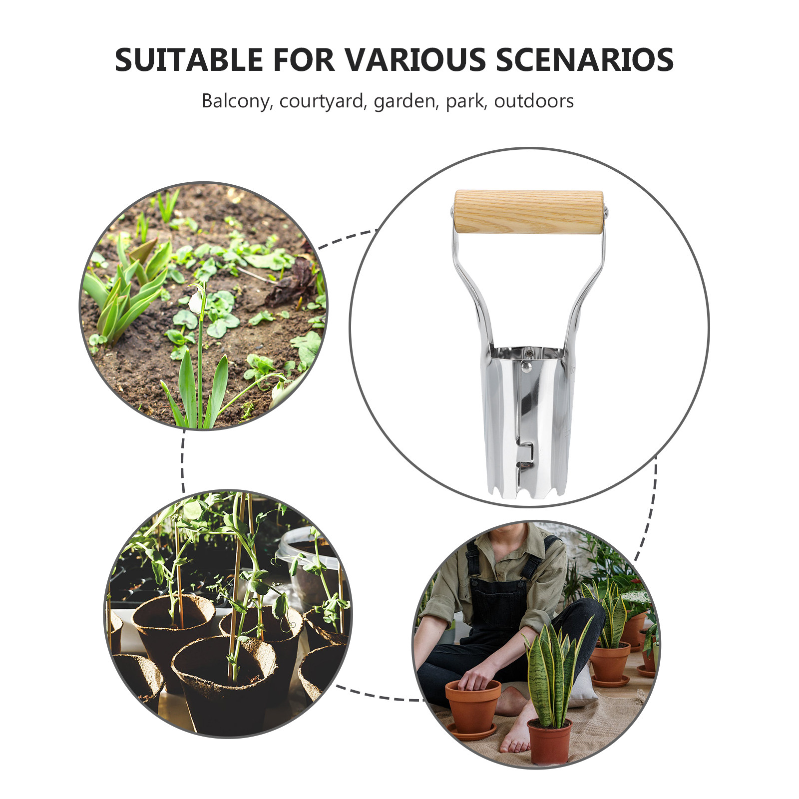 1 unidad de tubo para trasplan - Gardening Tools Youtube reseña y precio
