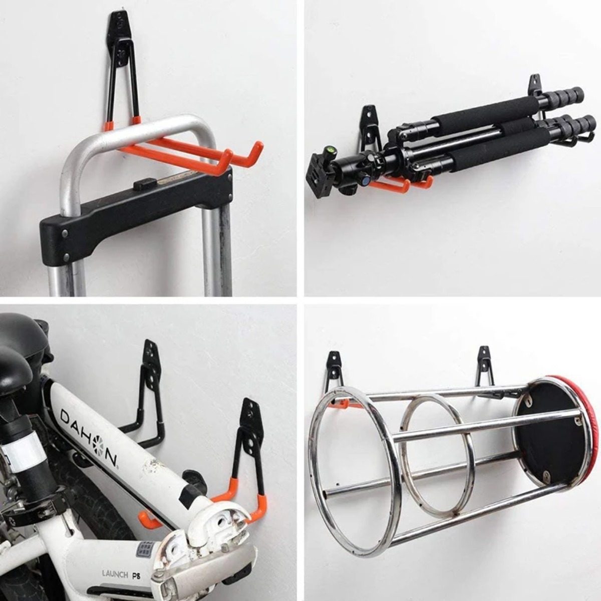 Gancho de pared metálico de al - Gardening Tools Organiser reseña y precio