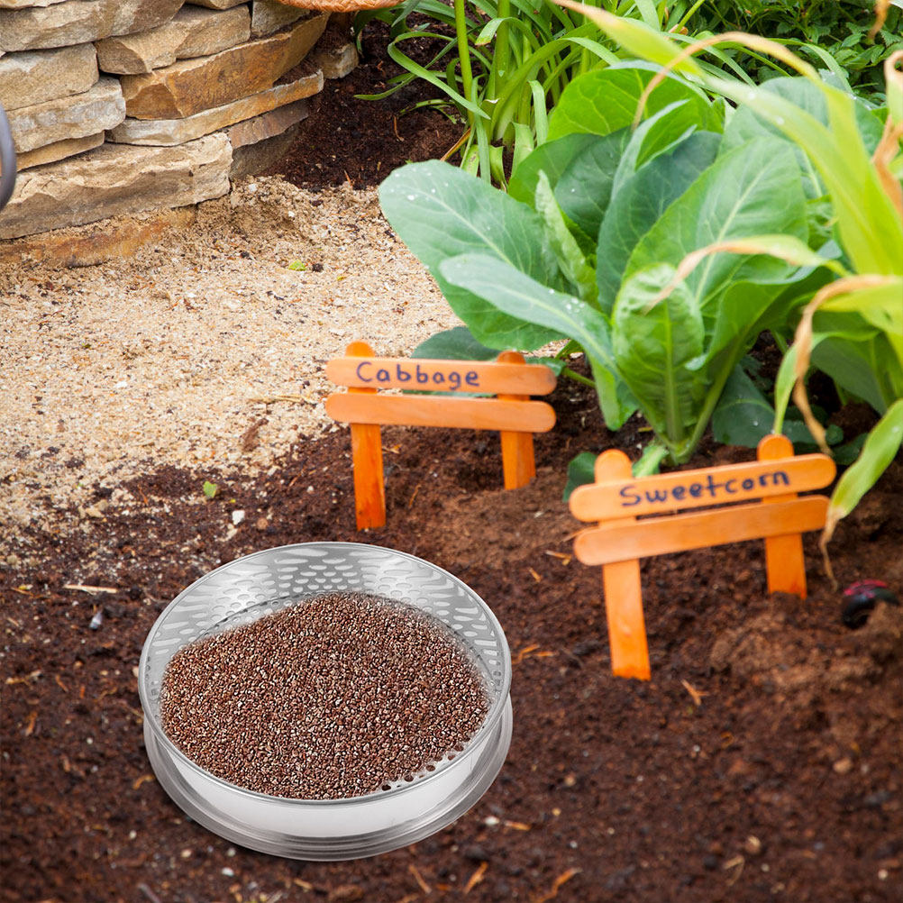 Tamiz de acero inoxidable para - Garden Sieve Soil reseña y precio