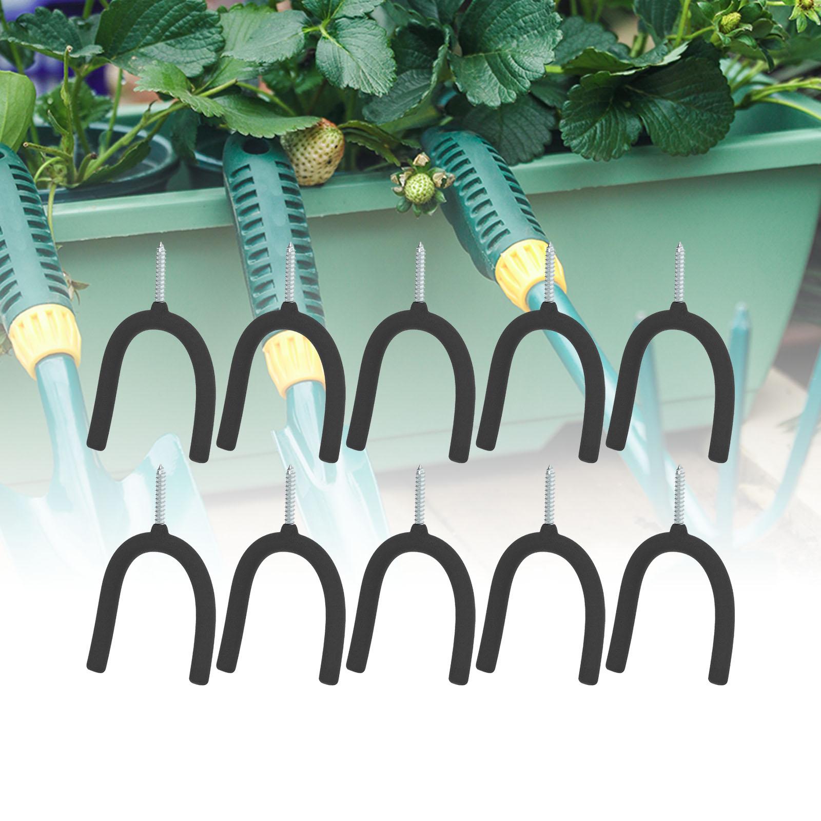 10 ganchos en U con tornillo,  - Gardening Tools Unique reseña y precio
