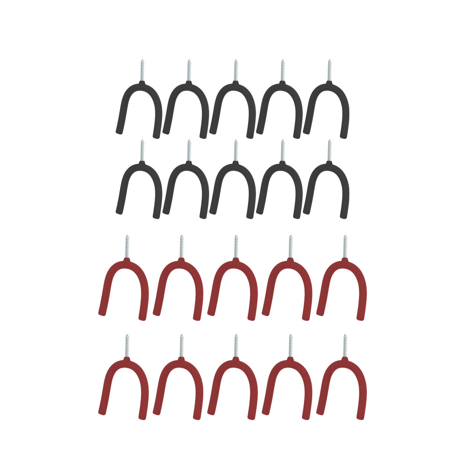 10 ganchos en U con tornillo,  - Gardening Tools Unique reseña y precio