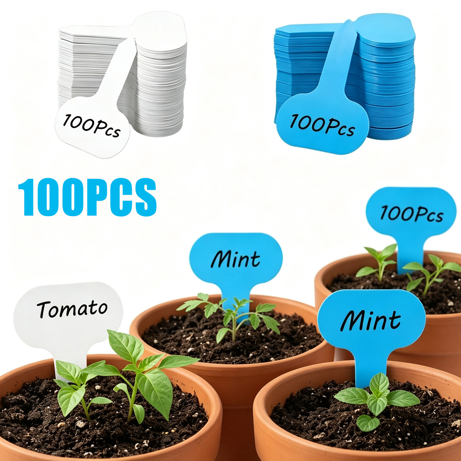 100 Etiquetas de Jardín Tipo T - Garden Label Marker reseña y precio